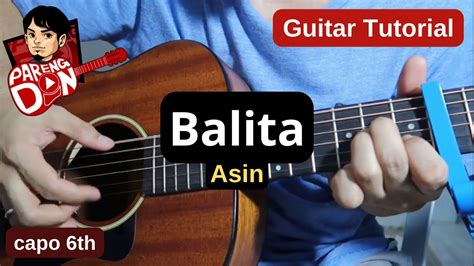 Balita asin lyrics and chords with capo